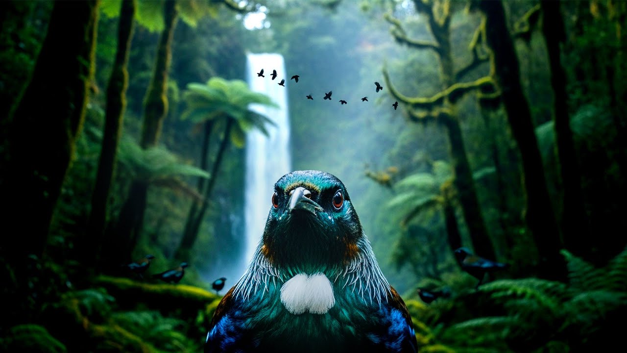 Relaxing Trek Through the New Zealand Rainforest – Ferns, Waterfalls & Native Birds