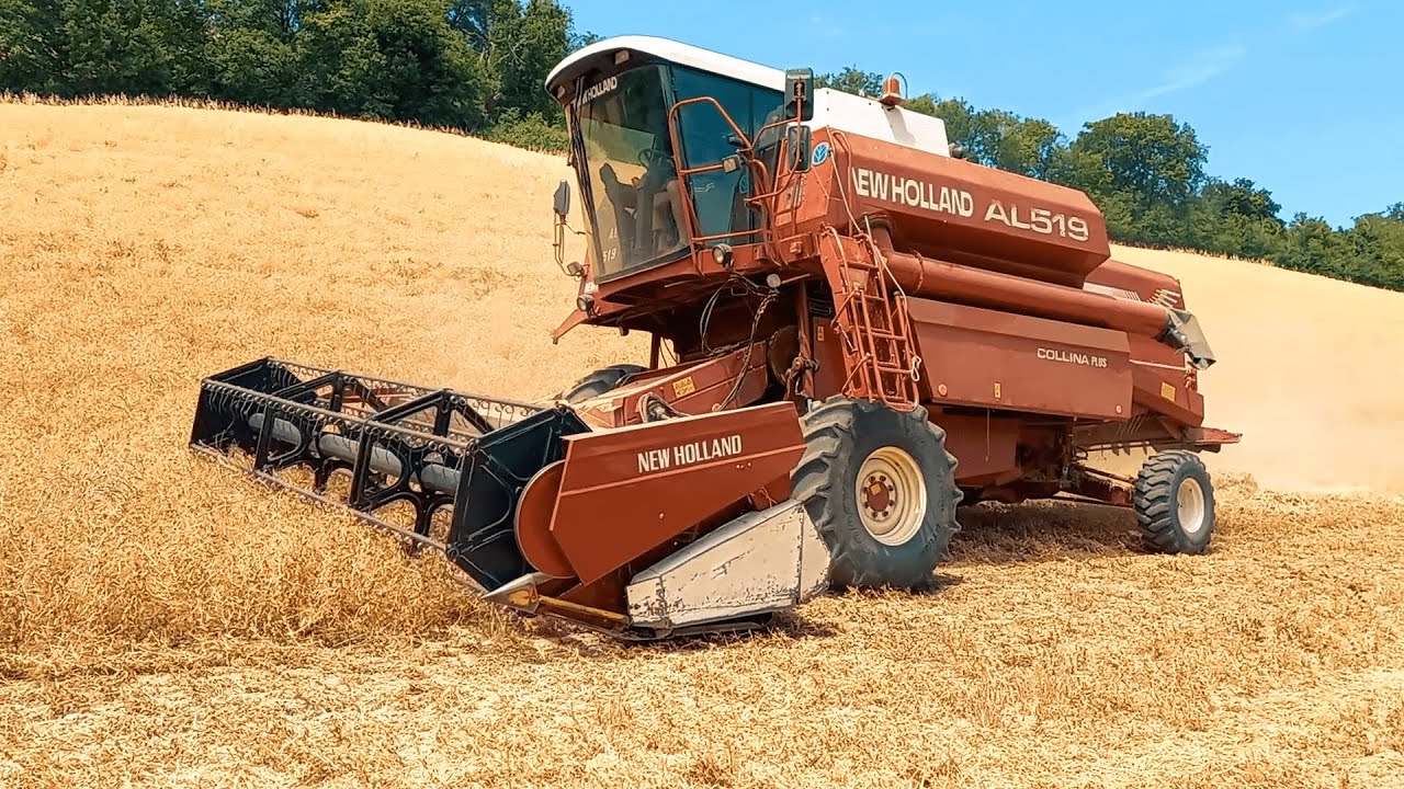 Trebbiatura New Holland Al519