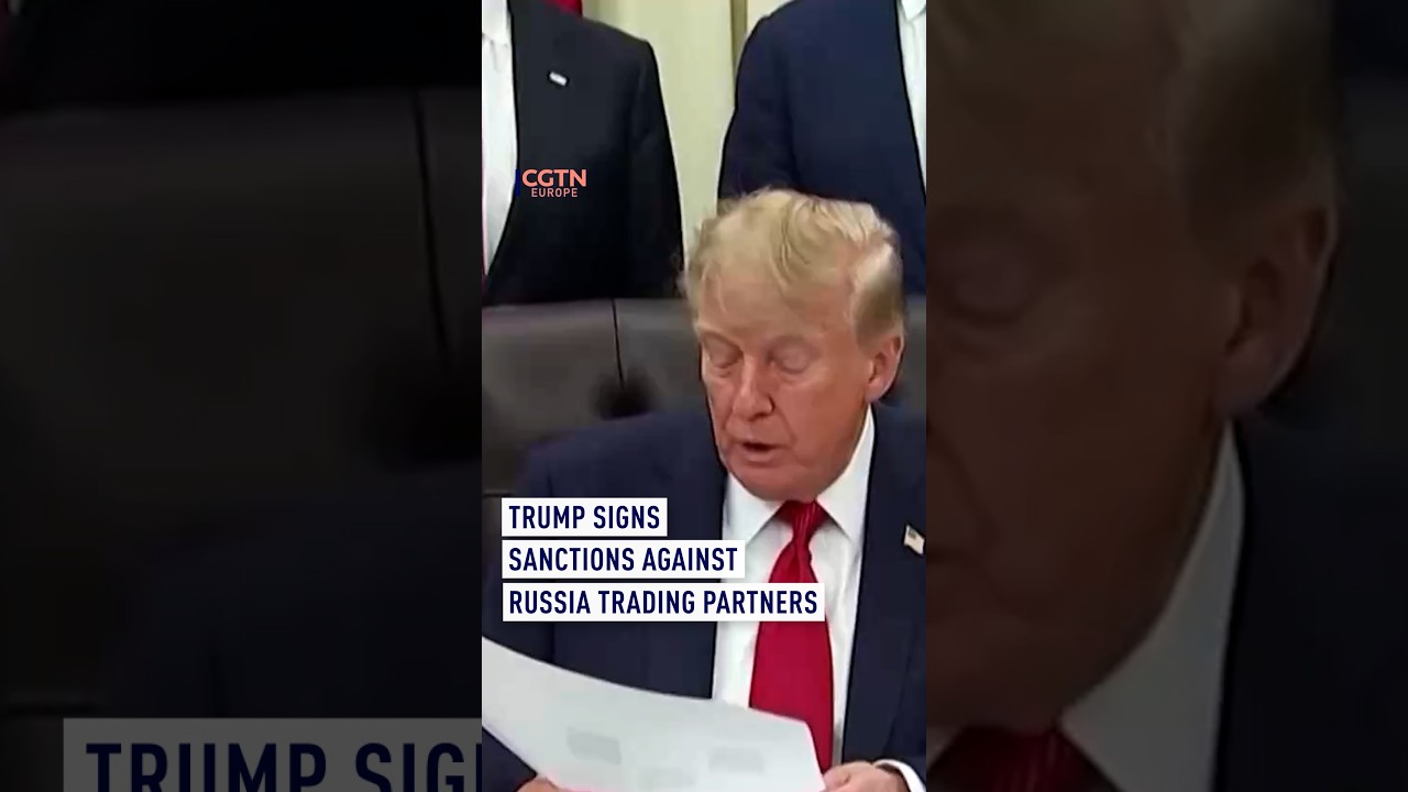 Trump signs sweeping sanctions in law, targeted Russia's trading partners