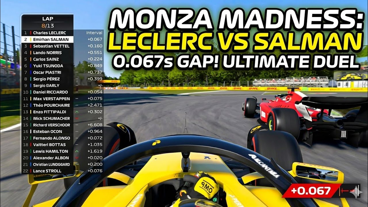 F1 22 | Epic Battle with Leclerc at the Temple of Speed