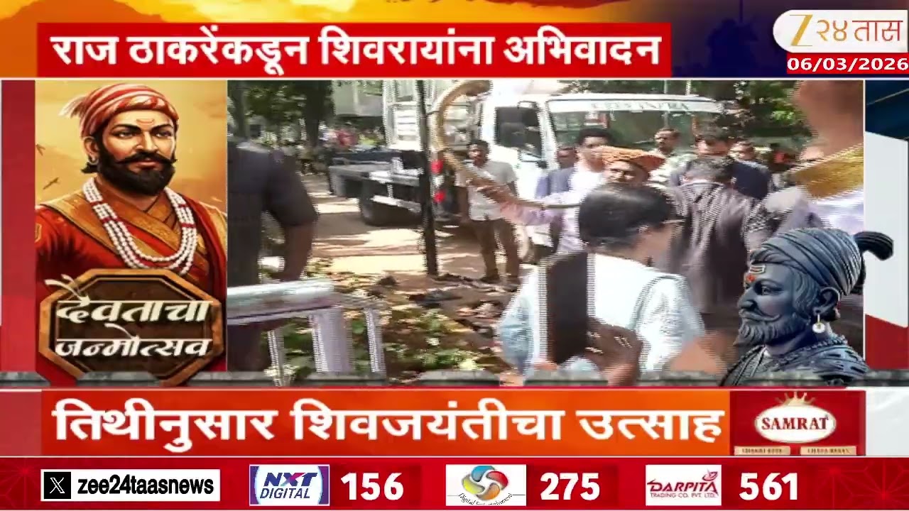 MNS Raj Thackeay Pay Tribute Chhatrapati Shivaji Maharaj | राज ठाकरेंकडून शिवरायांना अभिवादन
