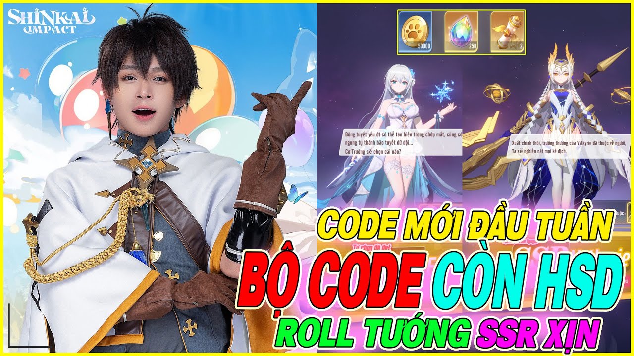 [ code mới ] Shinkai Impact tổng 13 code còn hsd & pha roll nhận 2 tướng SSR KHỦNG
