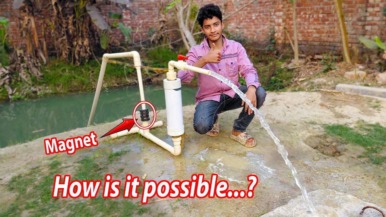 Super Powerful Magnetic Water Pump Without Electricity