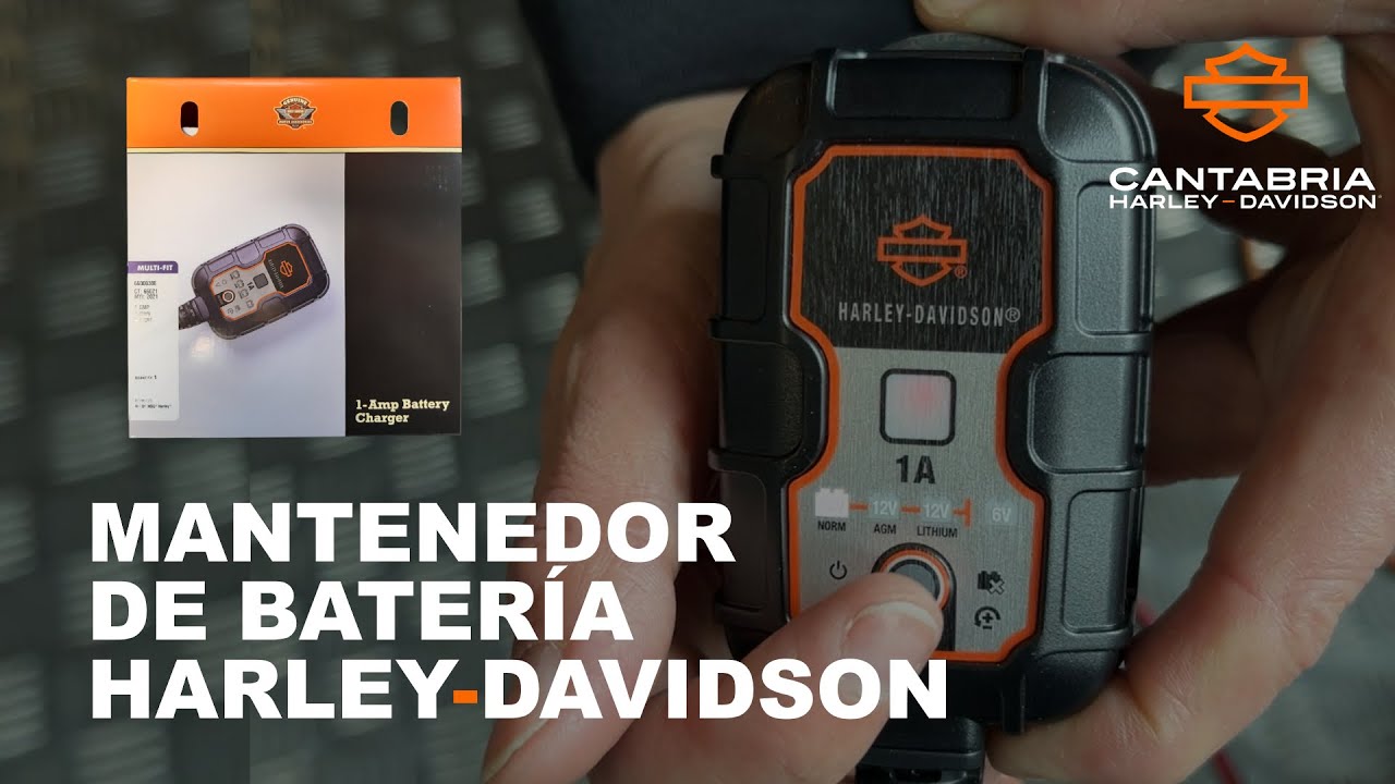 Mantenedor Batería Harley-Davidson | Configuración | Funcionamiento en Moto | 1-Amp Battery Charger