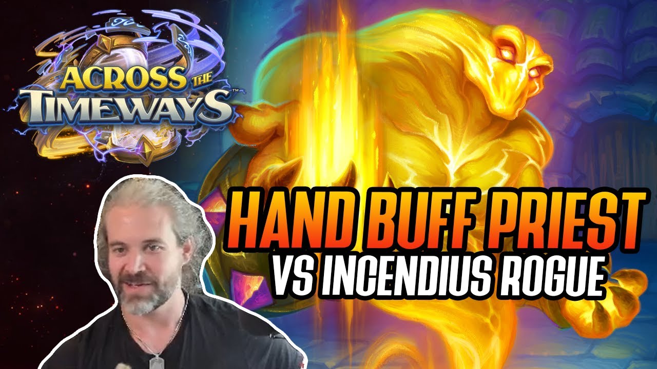 (Hearthstone) Hand Buff Priest VS Incendius Rogue
