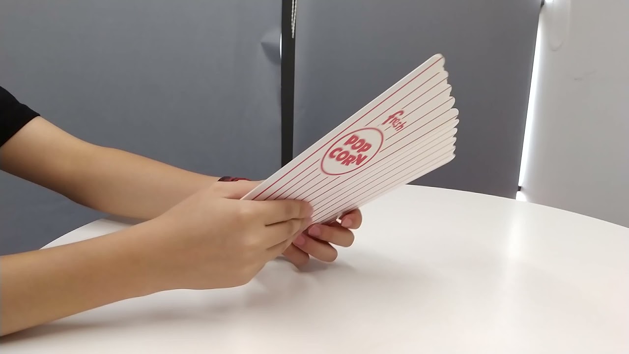 Popcorn box | Folding box | Custom packaging box | Food packaging folding box