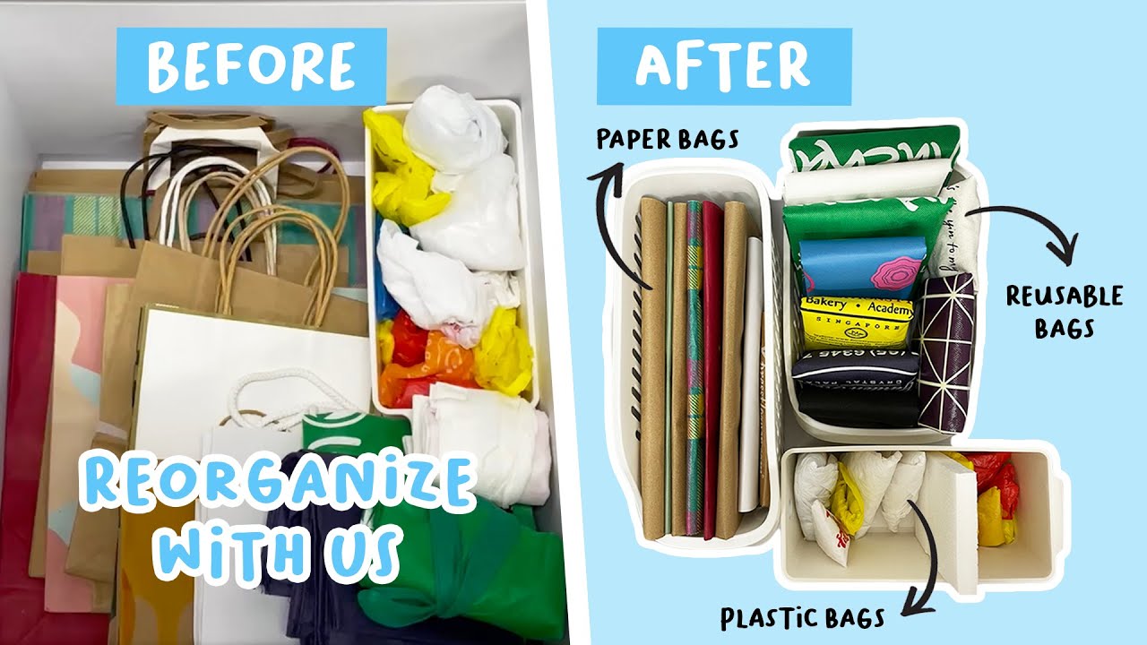 Organize Plastic, Paper & Reusable Shopping Bags With Us!