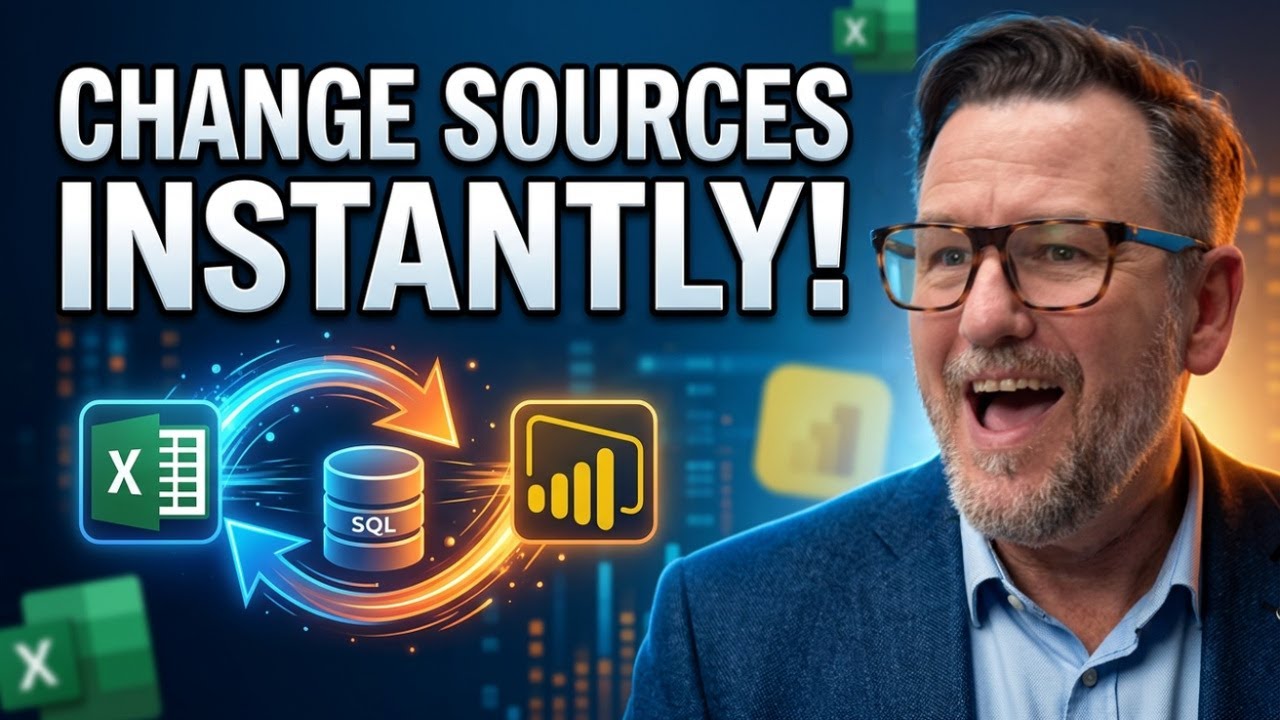 Взлом Power BI — изменение источников без перестройки.