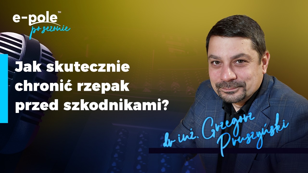Jak skutecznie chronić rzepak i zboża przed szkodnikami? dr Grzegorz Pruszyński | e-pole