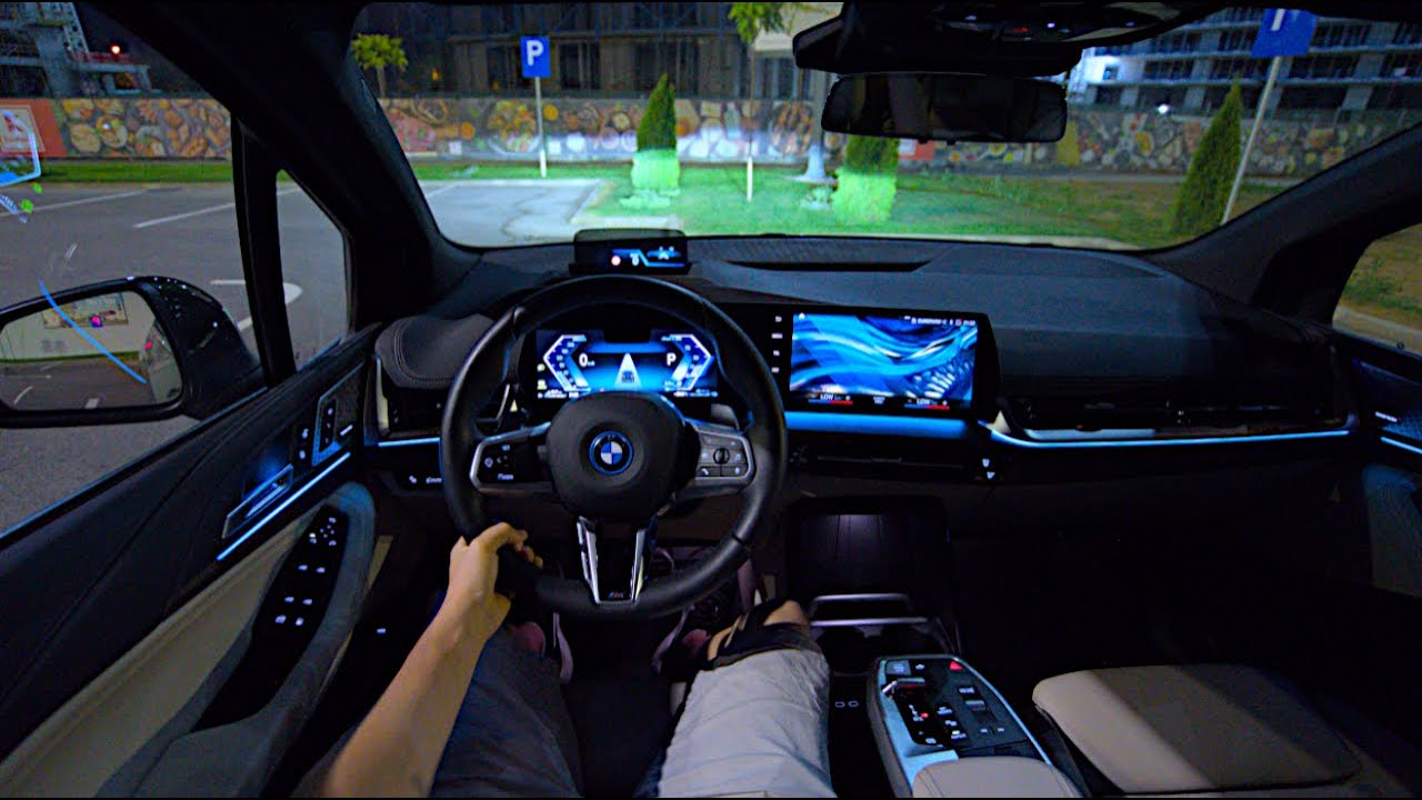 BMW 2 Series Active Tourer 2023 Night Test Drive POV