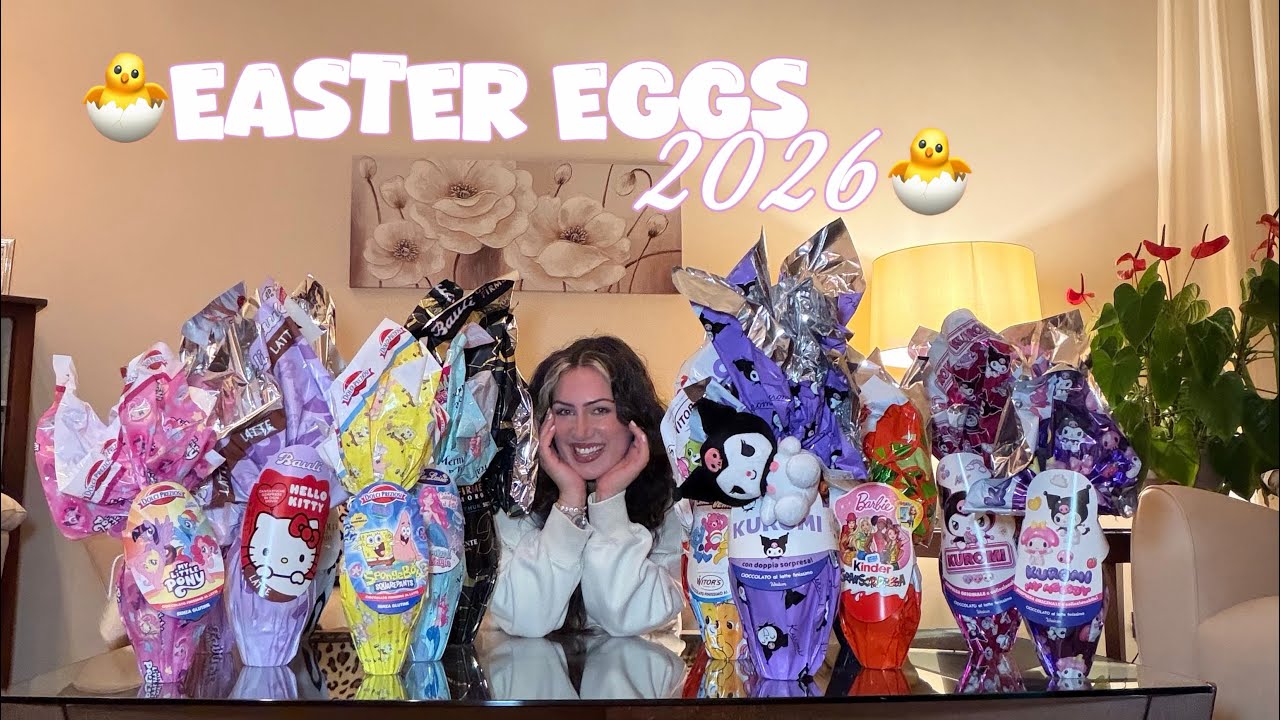 🐣✨SPACCHETTAMENTO UOVA DI PASQUA 2026✨🐣|||Cosa c’è dentro?!?