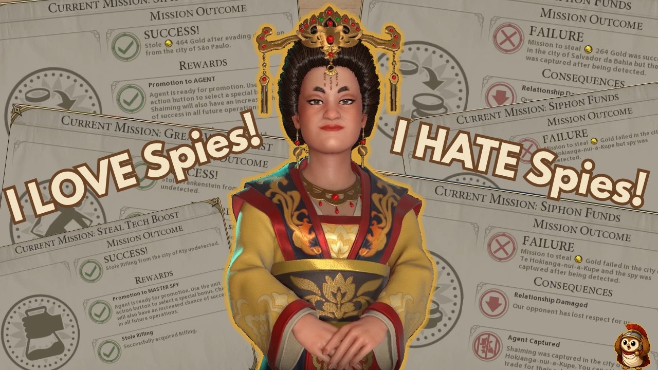Spies Are Totally AWESOME/USELESS | Wu Zetian China A-Z Deity Guide | Civ 6