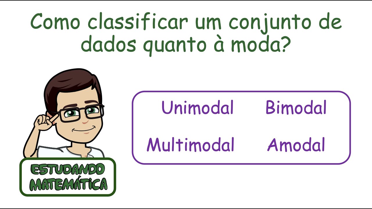 Classifica&ccedil;&atilde;o de conjuntos quanto &agrave; Moda - Unimodal, Bimodal, Multimodal e Amodal - Estat&iacute;stica