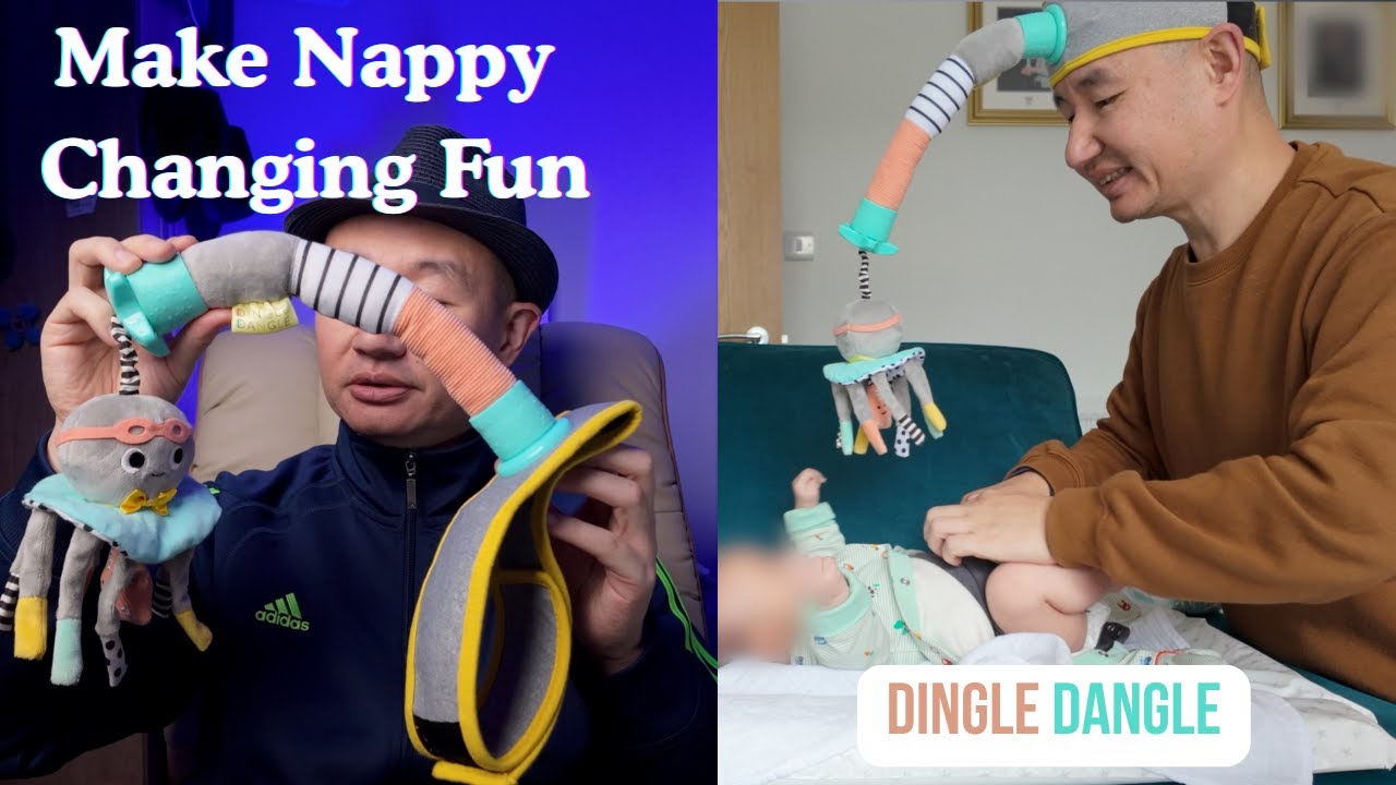 Помощник для пеленания Dingle Dangle | Сделайте пеленание весёлым
