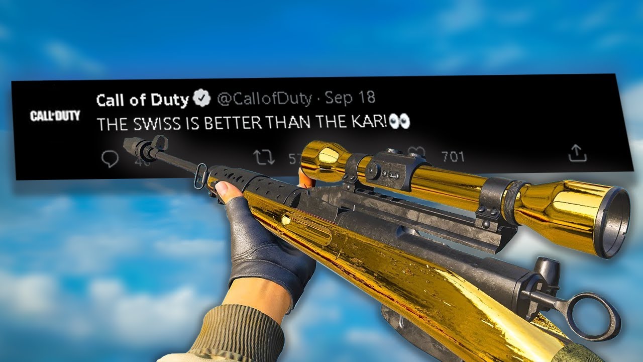 THE SWISS K31 IS THE BEST SNIPER IN WARZONE!! - fortunes keep warzone