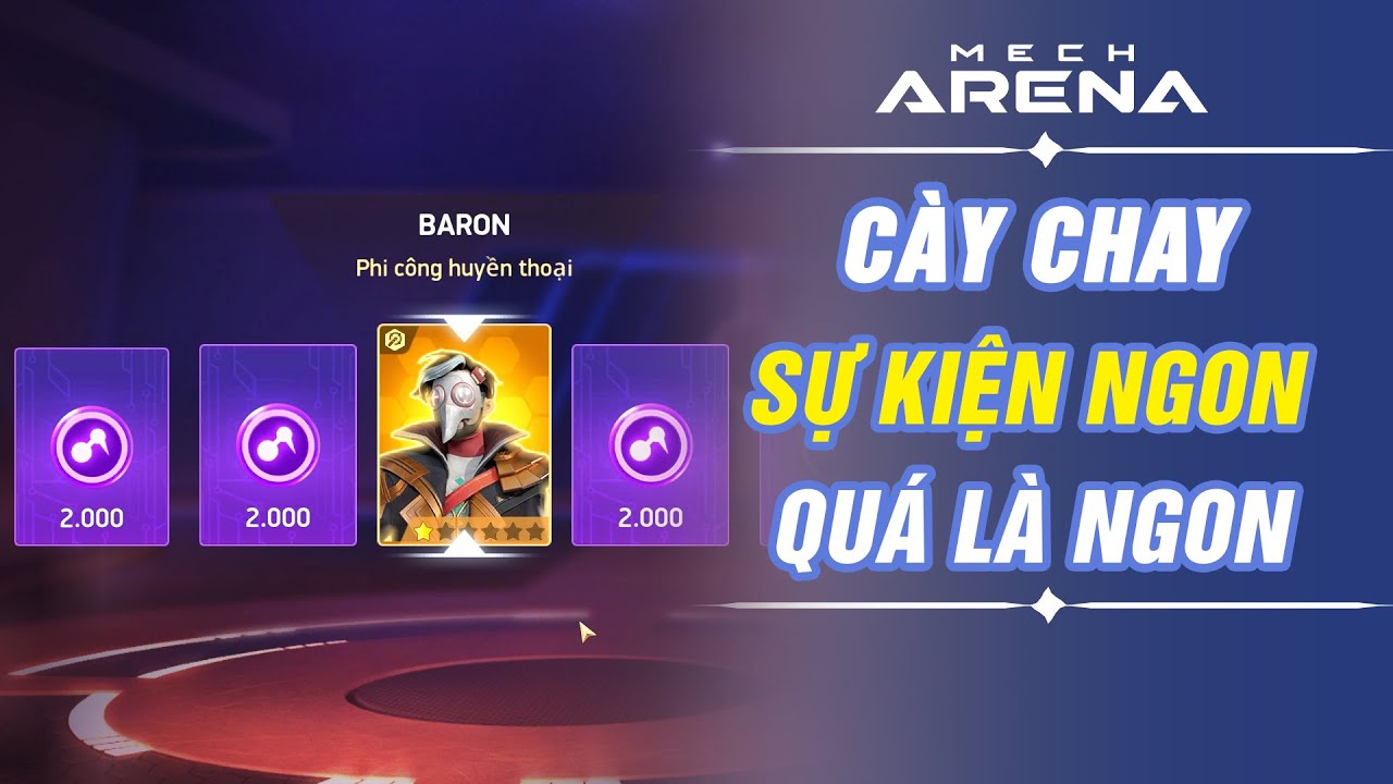 Cày Chay: Sự kiện NHẬN phi công HUYỀN THOẠI cực ngon - Mech Arena