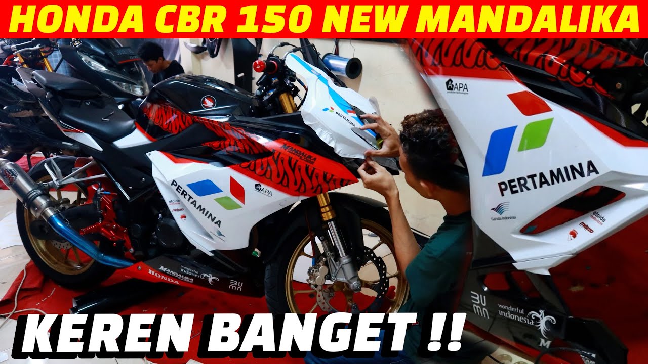 КРУТО! Наклейка Mandalika на новом CBR 150 2021 года.