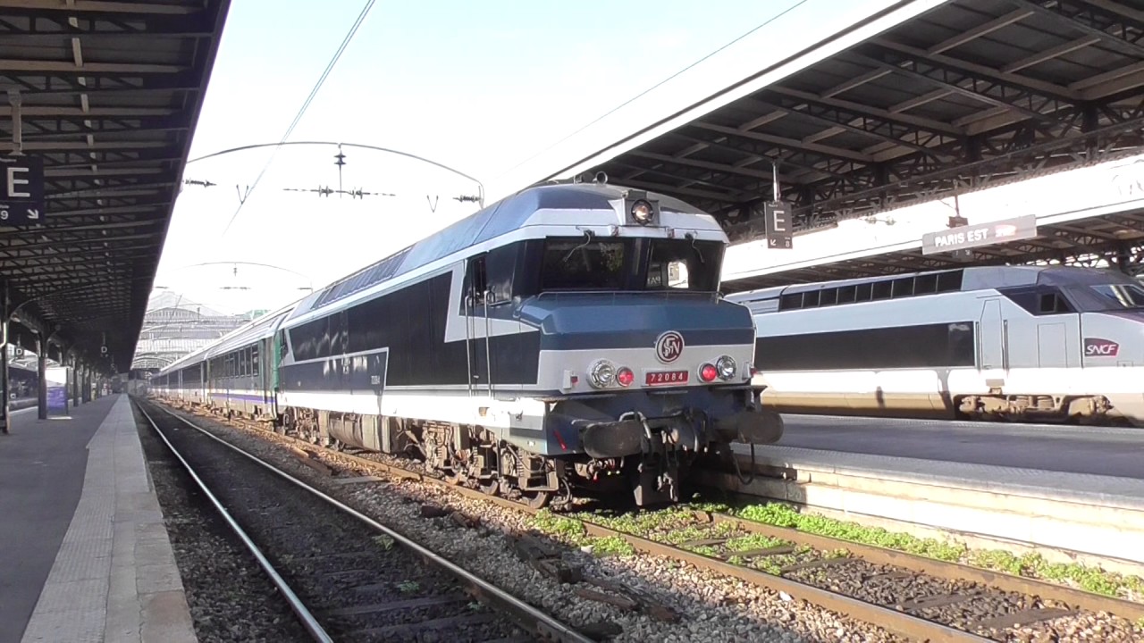 Démarrage du moteur AGO de la CC 72084 à Paris-Est