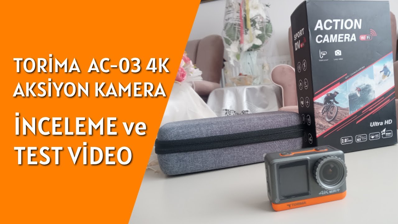 Torima AC-03 4K Aksiyon Kamera İnceleme_ Action Camera_Test