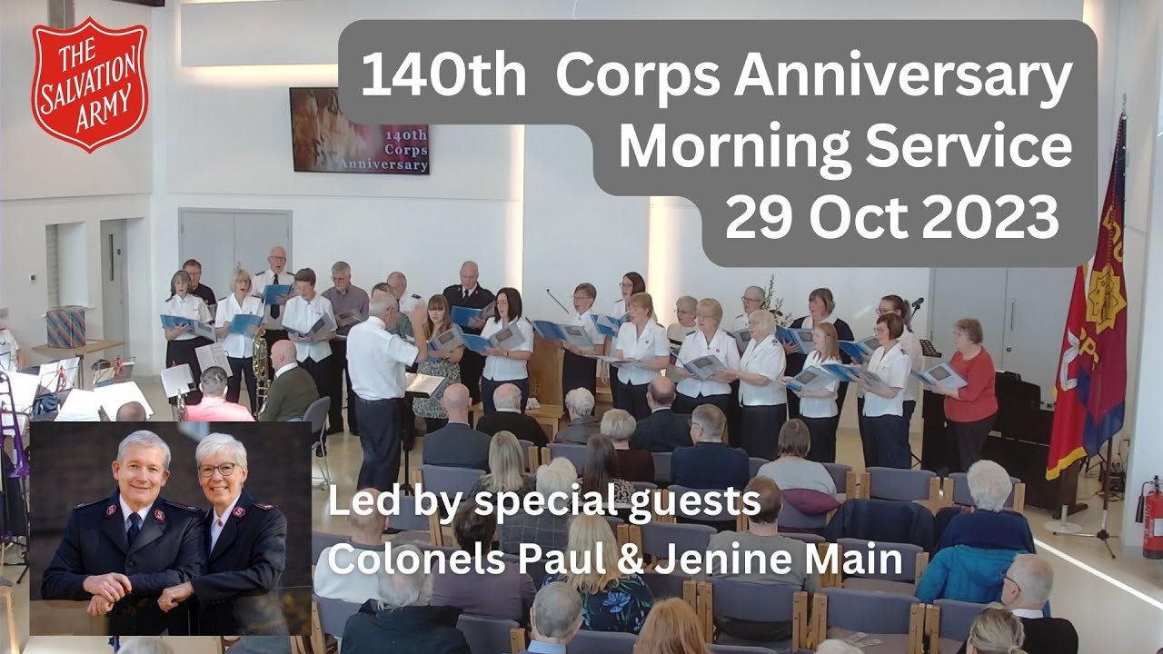 140th Corps Anniversary Morning service 29th October 2023