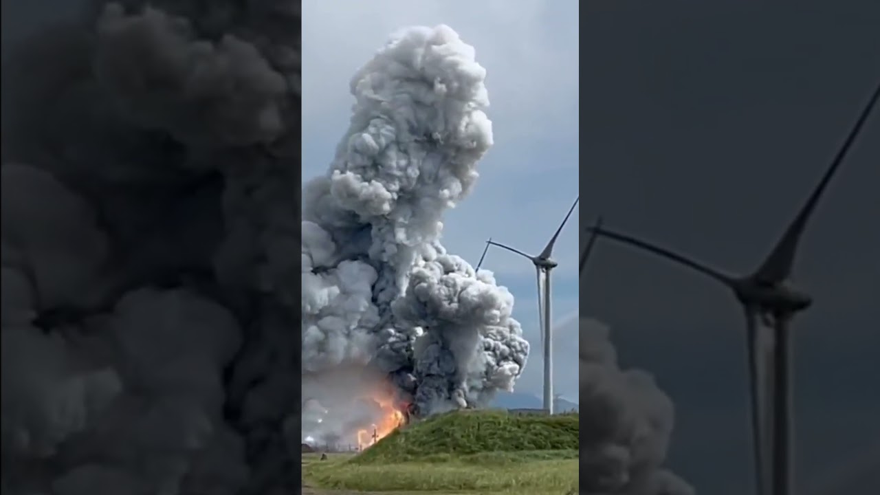 Japan's Epsilon-S solid-fuel rocket exploded during an engine trial at a testing site, no injuries