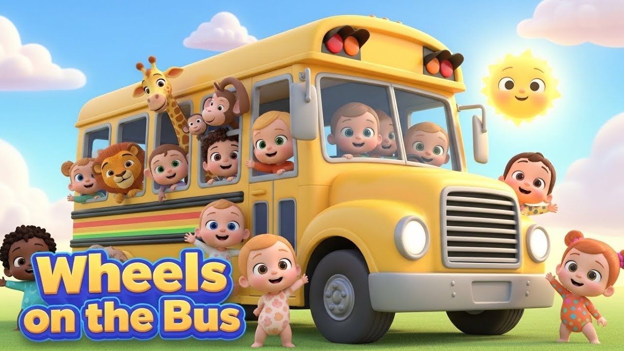 Fun Wheels on the Bus Song 🚌 | Toddler & Preschool Songs
