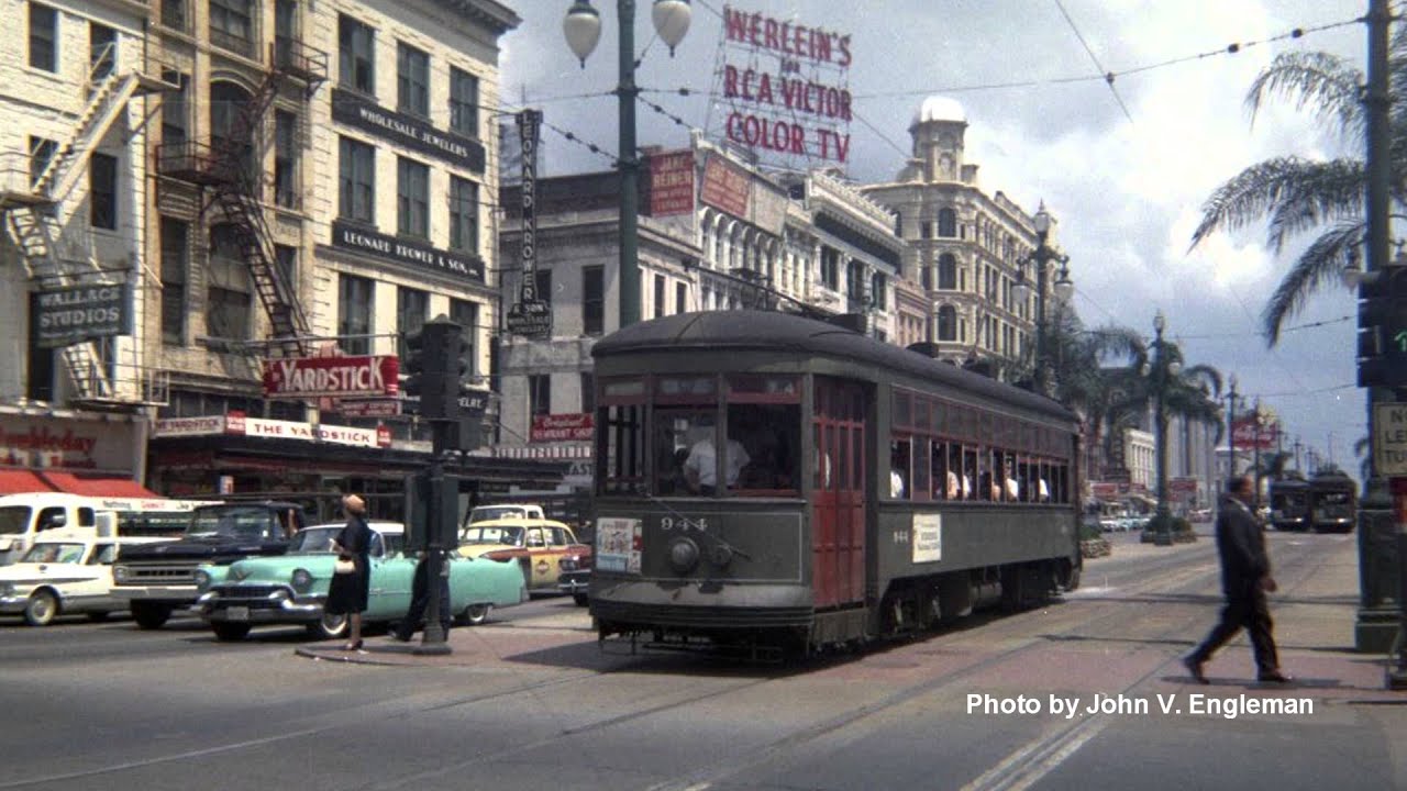 New Orleans Canal St Line & St Charles in the 1960s and more