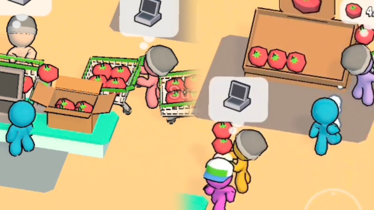 Selling Tomato In Supermarket - Tomato Delivery Game Part - 1🎮🎯#games #youtubevideo #deliverygame