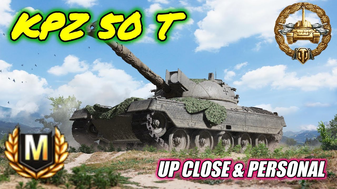 KPZ 50 T Up Close & Personal German Tier 9 Premium Tank WOT Console - World Of Tanks Modern Armour