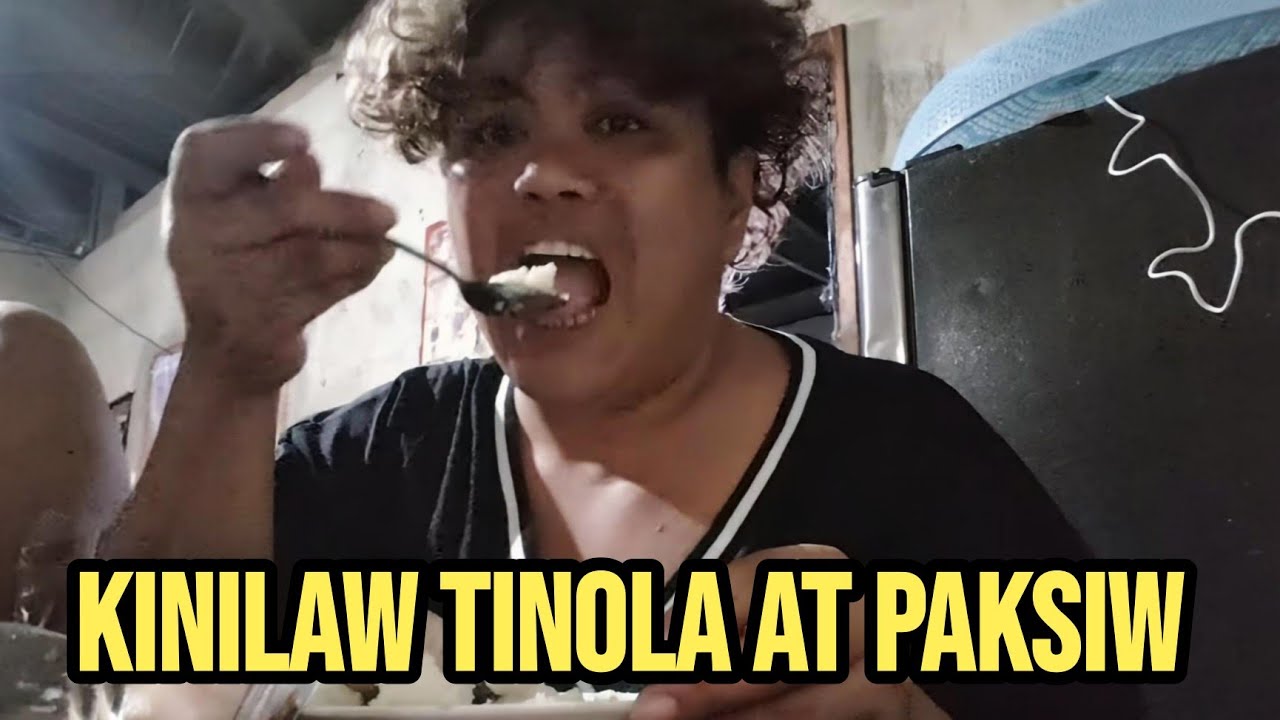 Kinilaw tinola at paksiw Ang aming hapunan