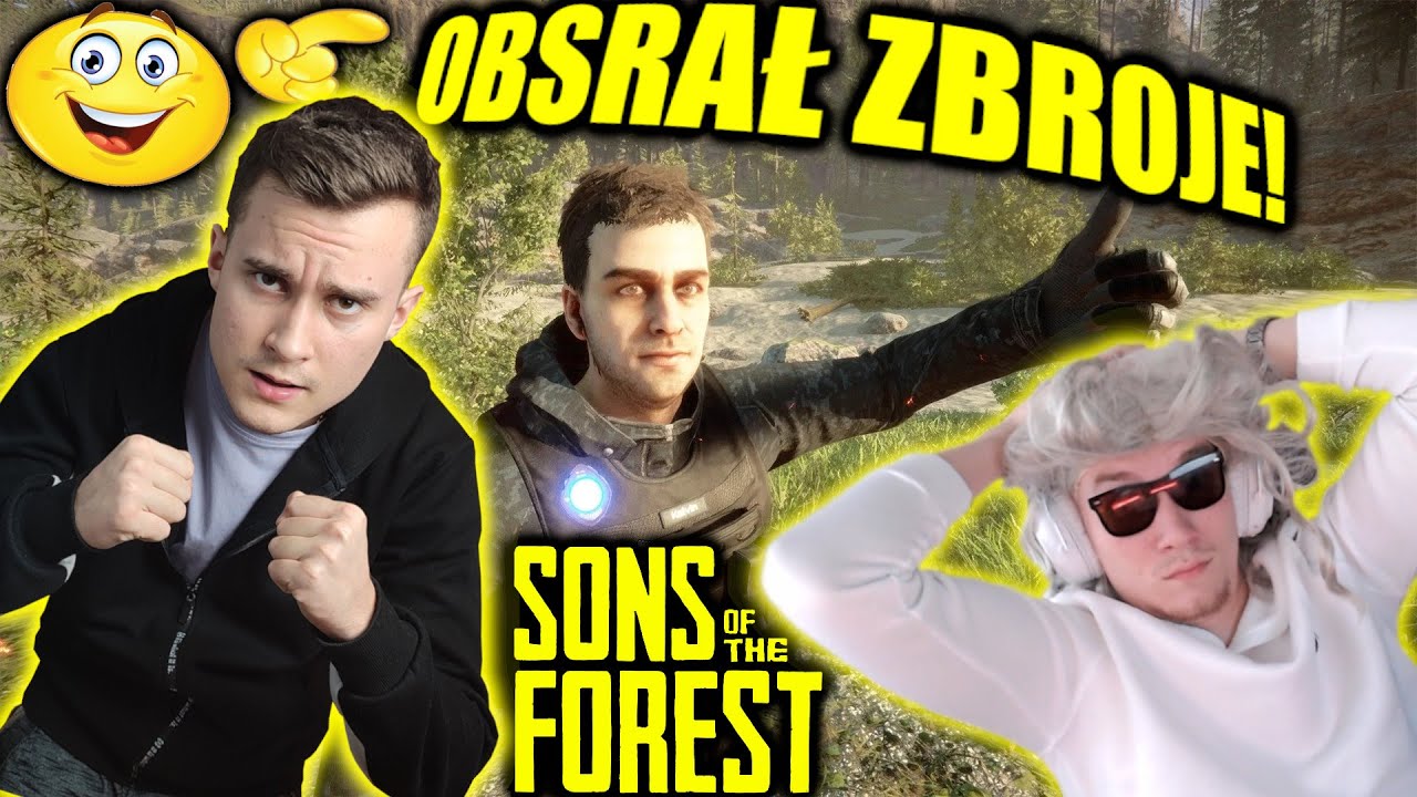 Pałka Na Prąd! Koliz Boi się Kanibali Rozbudowa Bazy! (w/Janina,Koliz,Dziejuś) | Sons of the Forest