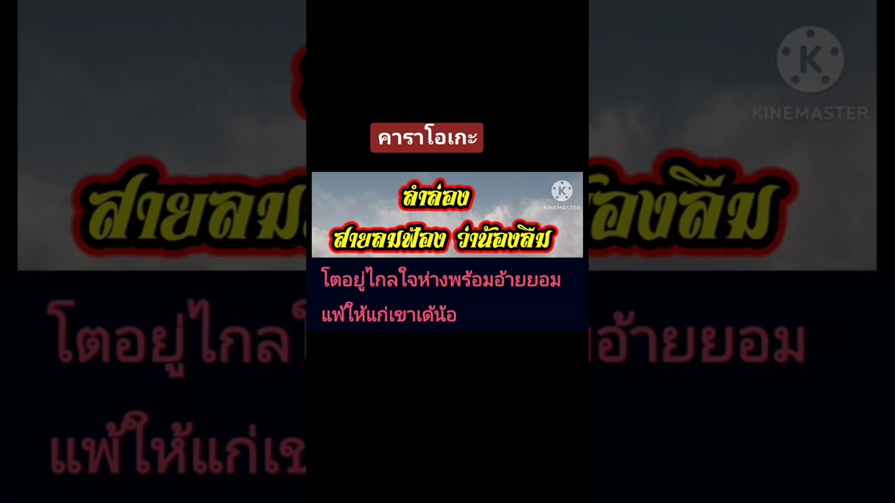 สายลมฟ้องว่าน้องลืม karaoke