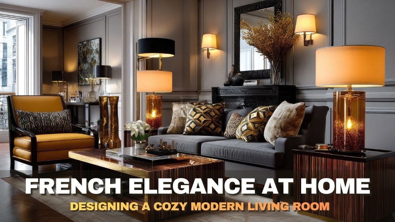Parisian Style in a Small Home | Modern, Cozy & Timeless Living Room Ideas