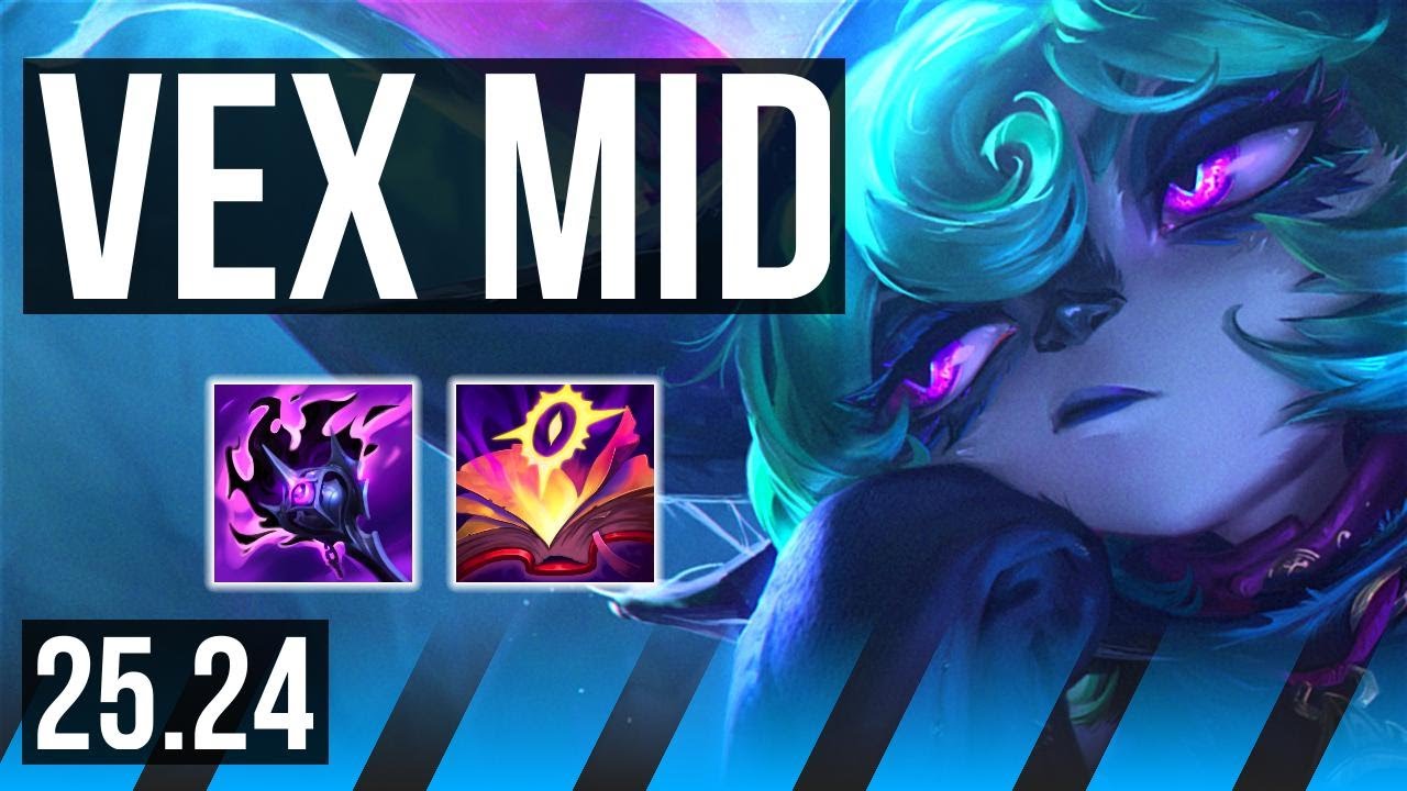 VEX vs SYNDRA (MID) | Perfect KDA: 12/0/4 | KR Master | 25.24