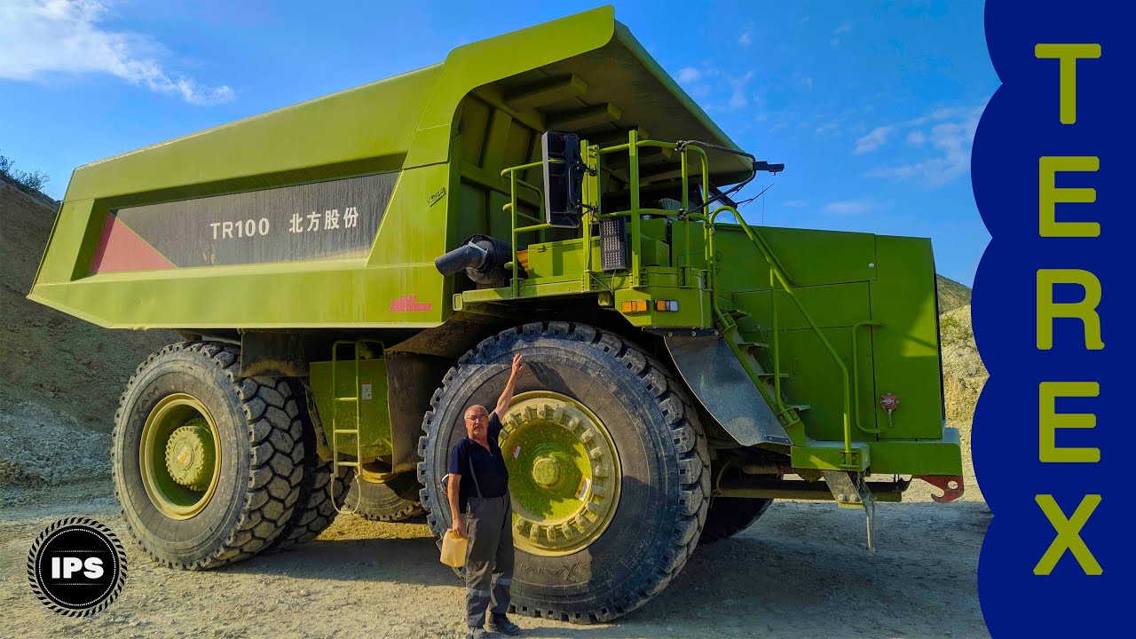 Terex TR100 Dumpers, Terex dump trucks video review. Карьерные самосвалы terex.