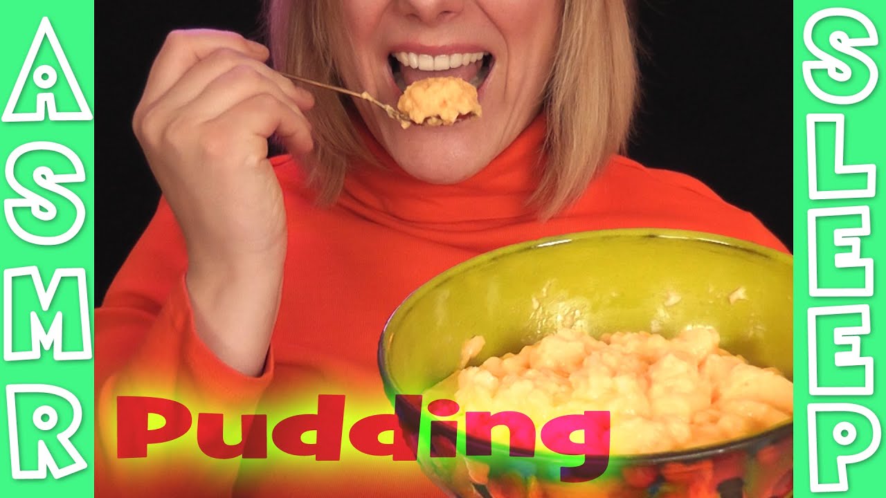 Pudding Eating ASMR - Wonderfully Relaxing & Soft Sounds! /w smacking & breathing