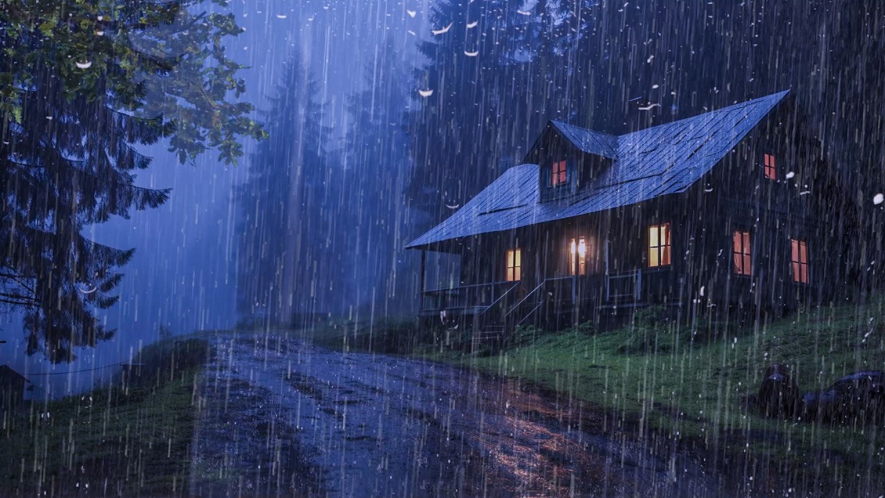 Gentle Night RAIN - Rain Sounds For Sleeping -Sleep DEEP, Relax & Fall Asleep FAST