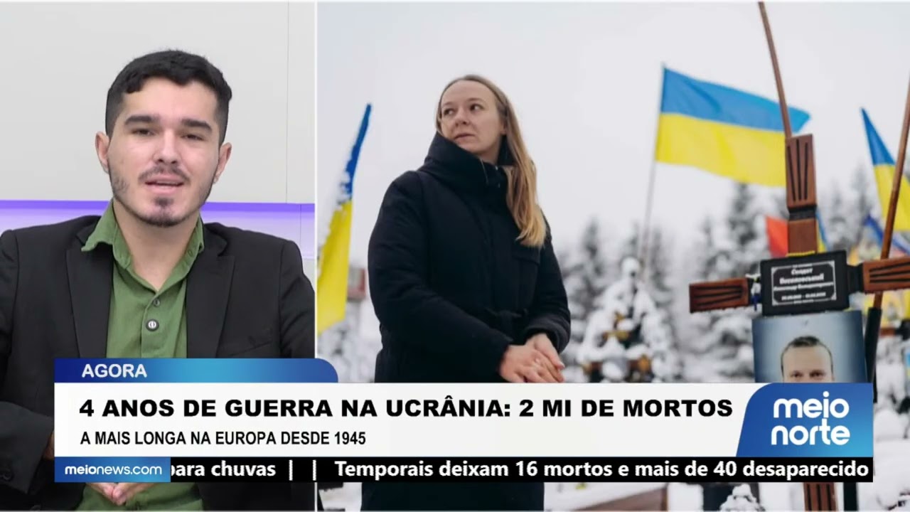 4 anos de guerra na Ucrânia e mais longa na Europa desde 1945 | Agora Brasil