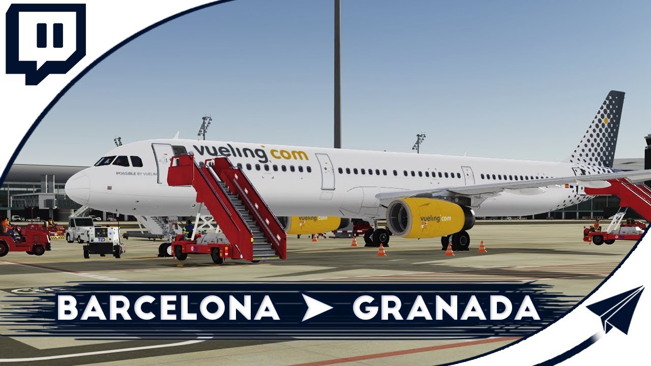 Barcelona - Granada | A321 [FSLabs] | P3Dv5 [IVAO]