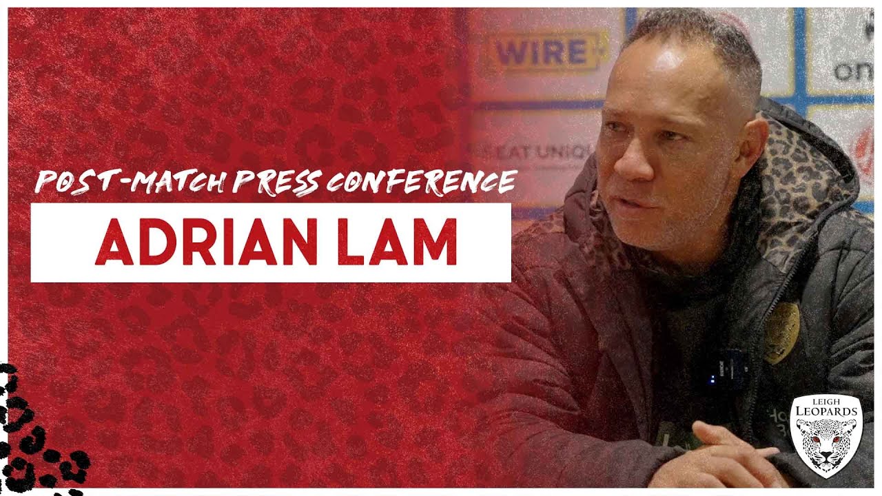 Adrian Lam faces the media after our pre-season match versus Warrington