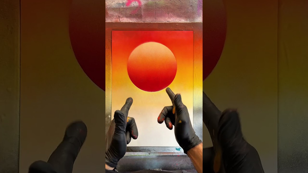 How to Spray Paint A Sunset