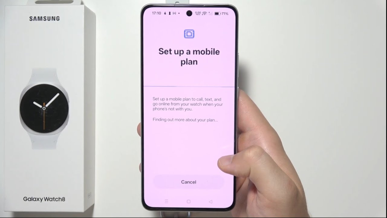 SAMSUNG Galaxy Watch 8: Jak skonfigurować eSIM