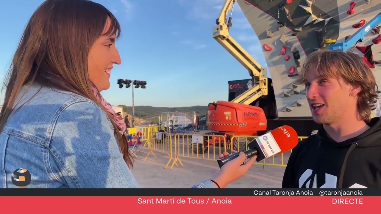 Vivim la Copa d'Espanya d'escalada a Sant Martí de Tous