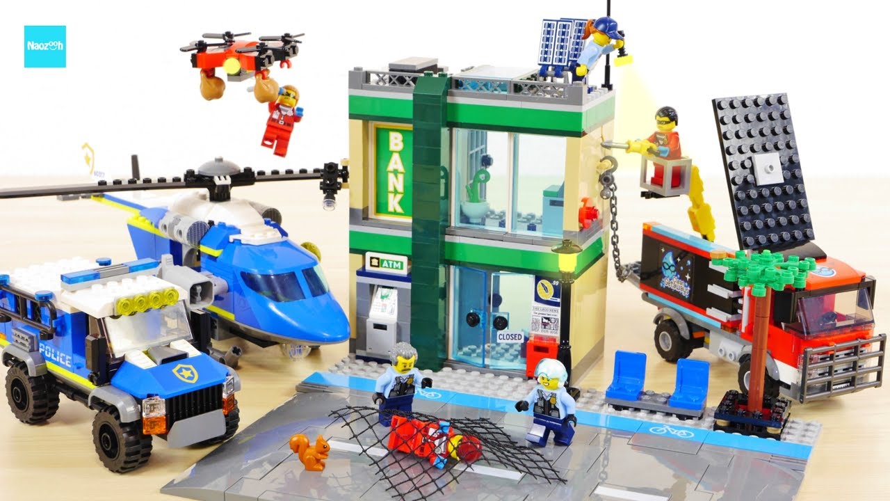 レゴ シティ 銀行強盗チェイス 60317 ／ LEGO City Police Chase at the Bank Speed Build & Review