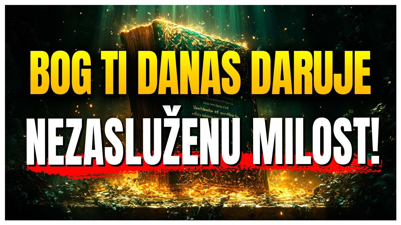 Duh Sveti šapuće: Ti si moje REMEK-DJELO — primi ovu NEZASLUŽENU milost!