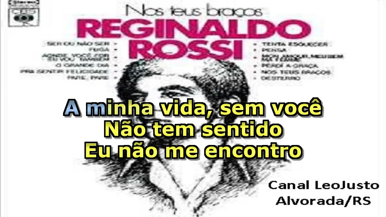 Pra Sentir Felicidade _ Reginaldo Rossi _  Karaokê com backvocal (música original)