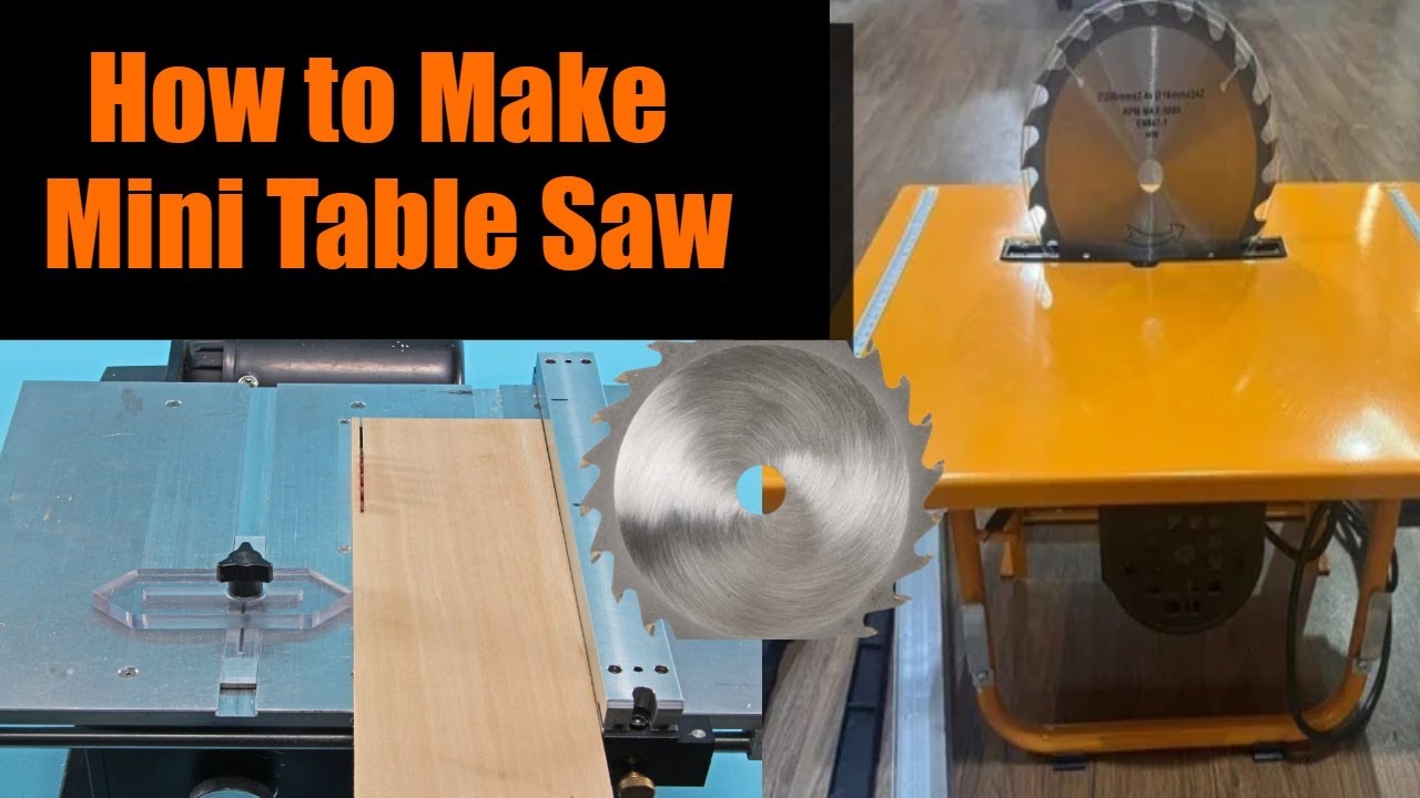 How to Make a Table Saw at Home - Saw Ideas - Mini Table Saw - Electric Saw