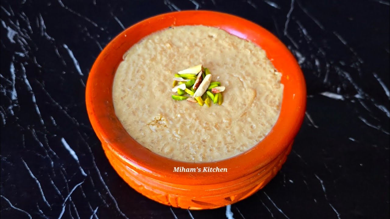 Traditional Jaggery Firni Recipe | Creamy Rice Kheer 😋 Recipe #170