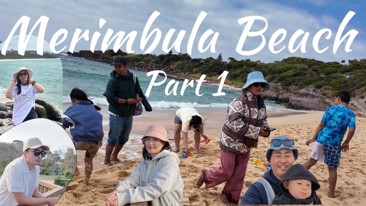🇧🇹 Merimbula Beach Adventure 🌊 | Family Fun & BBQ Dinner | Part 1 ​| First Ever Beach Experience