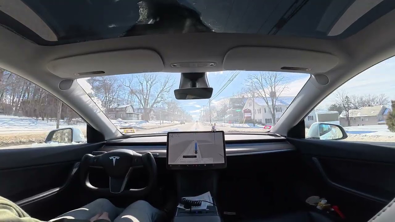 Tesla FSD Drives Me to Work